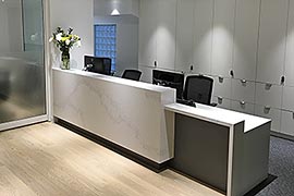 Office reception counter