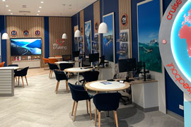 Cruiseabout travel agent fitout